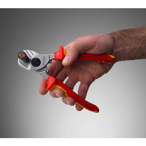 Cable Shears-1000V Insulated, Tethered Attachment | KNIPEX Tools